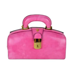 Mała elegancka skórzana torebka na rączce.  "Lady Brunelleschi" R120/N