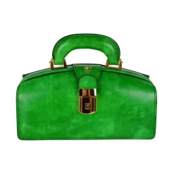 Mała elegancka skórzana torebka na rączce.  "Lady Brunelleschi" R120/N