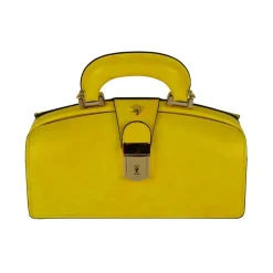 Mała elegancka skórzana torebka na rączce.  "Lady Brunelleschi" R120/N