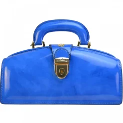 Mała elegancka skórzana torebka na rączce.  "Lady Brunelleschi" R120/N