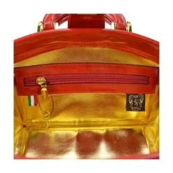 Mała elegancka skórzana torebka na rączce.  "Lady Brunelleschi" R120/N