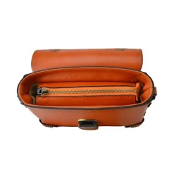 Mała elegancka torebka Damska na rączce z włoskiej skóry. "Buti" B330P