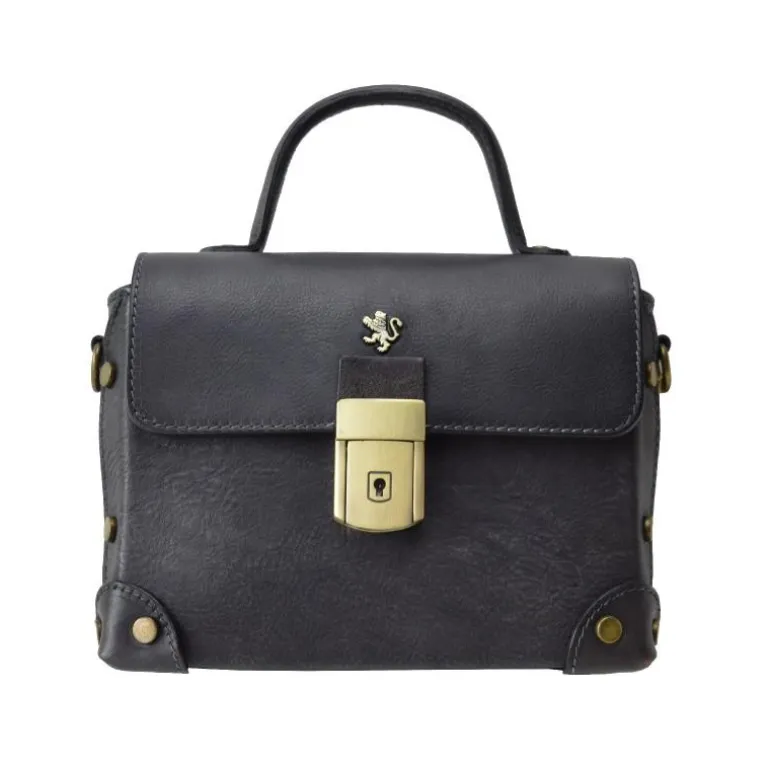 Mała elegancka torebka Damska na rączce z włoskiej skóry. "Buti" B330P