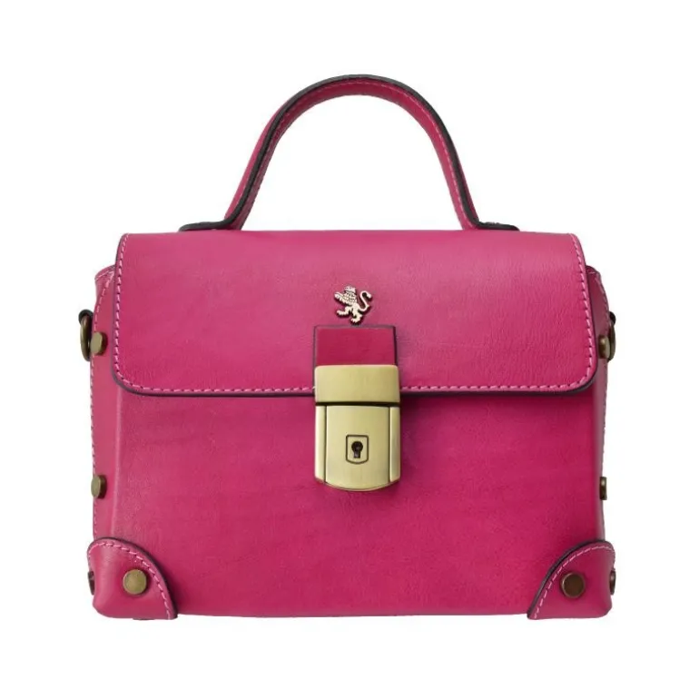 Mała elegancka torebka Damska na rączce z włoskiej skóry. "Buti" B330P