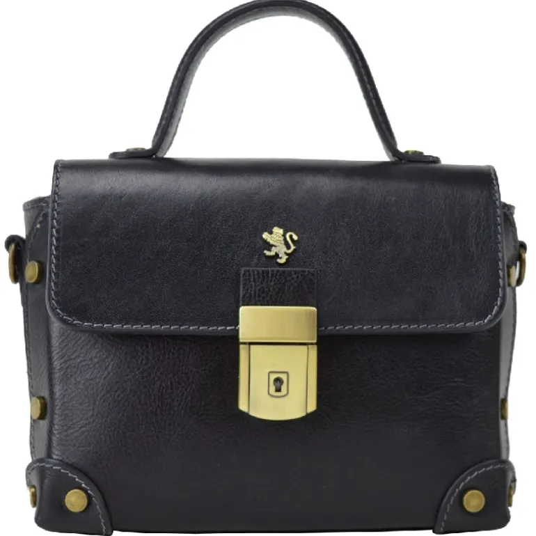 Mała elegancka torebka Damska na rączce z włoskiej skóry. "Buti" B330P