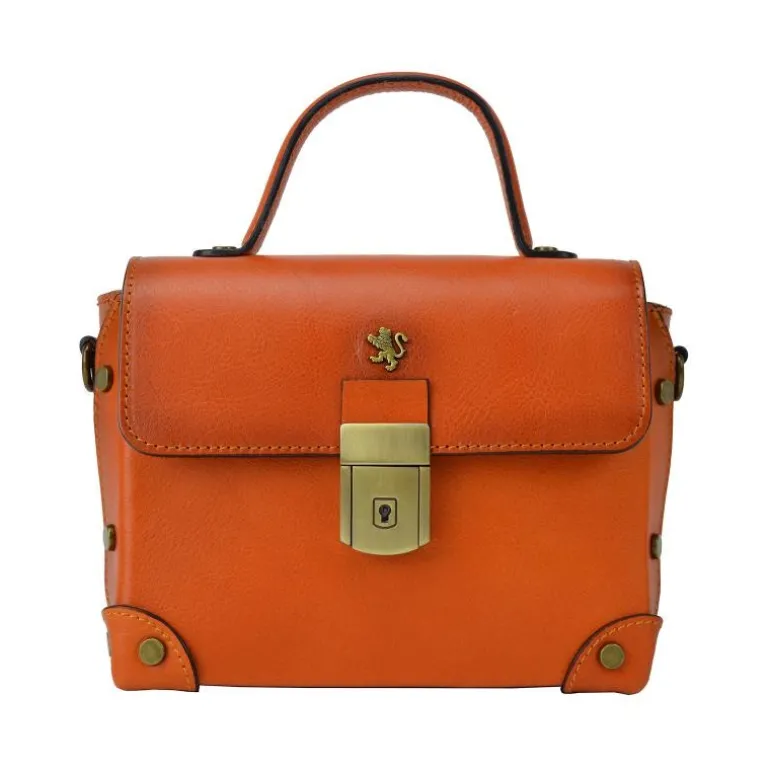 Mała elegancka torebka Damska na rączce z włoskiej skóry. "Buti" B330P