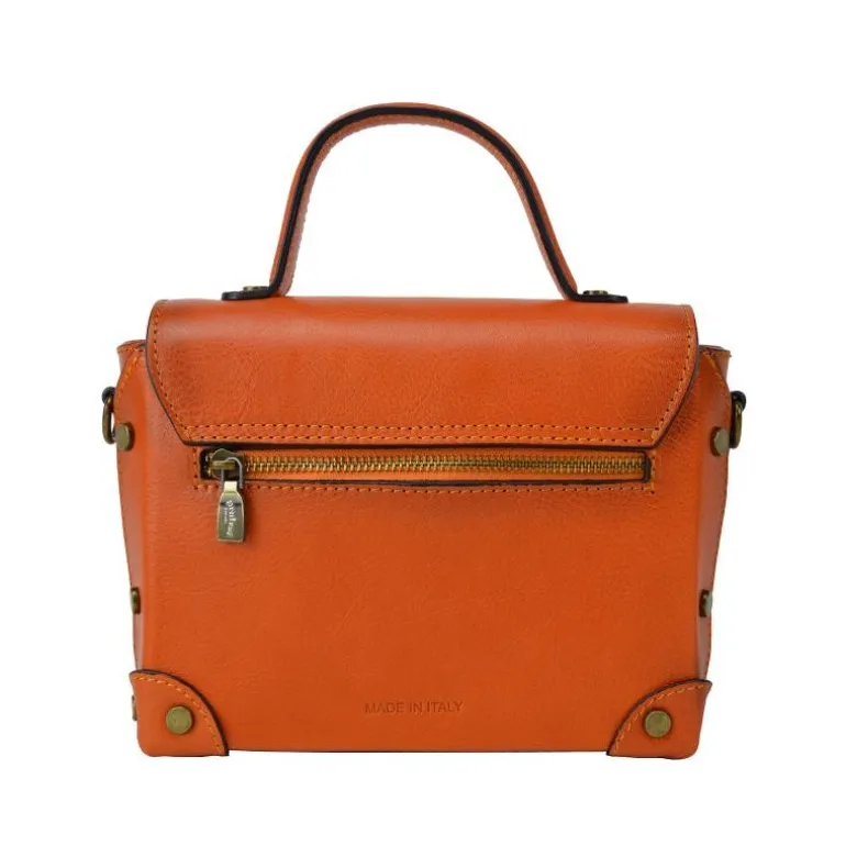 Mała elegancka torebka Damska na rączce z włoskiej skóry. "Buti" B330P