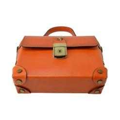 Mała elegancka torebka Damska na rączce z włoskiej skóry. "Buti" B330P