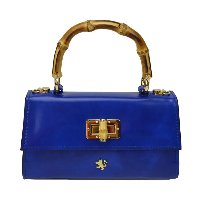 Mała elegancka torebka skórzana damska na łańcuszku "Castalia" R298/20