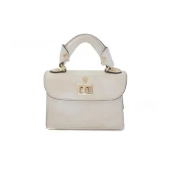 Mała elegancka torebka skórzana na rączce "Lucignano" R280/20