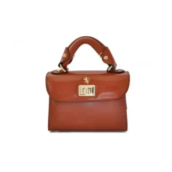 Mała elegancka torebka skórzana na rączce "Lucignano" R280/20