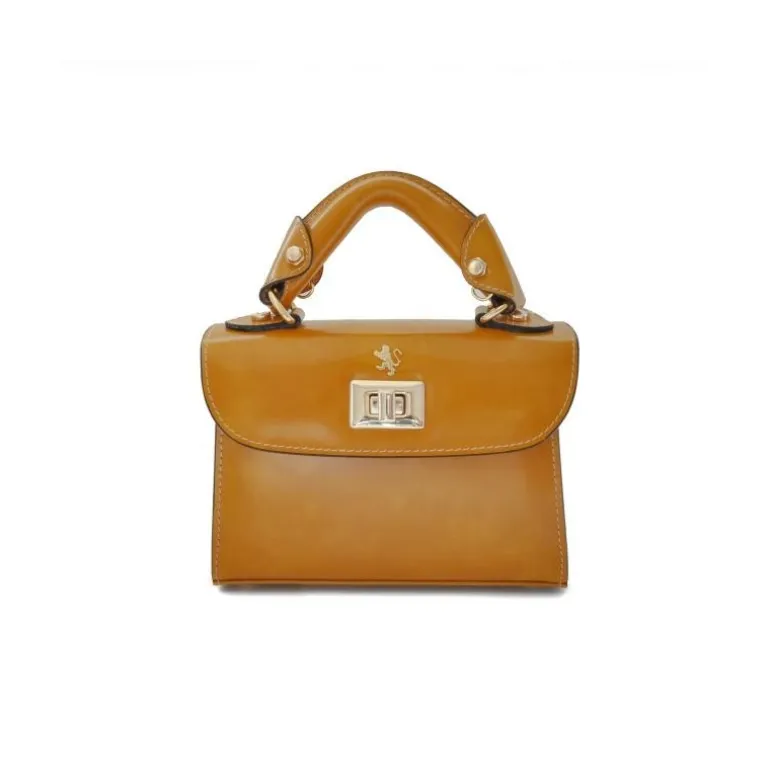 Mała elegancka torebka skórzana na rączce "Lucignano" R280/20