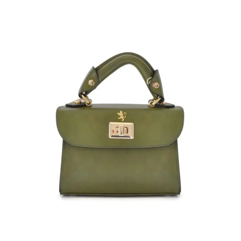 Mała elegancka torebka skórzana na rączce "Lucignano" R280/20