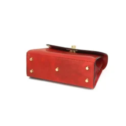 Mała elegancka torebka skórzana na rączce "Lucignano" R280/20