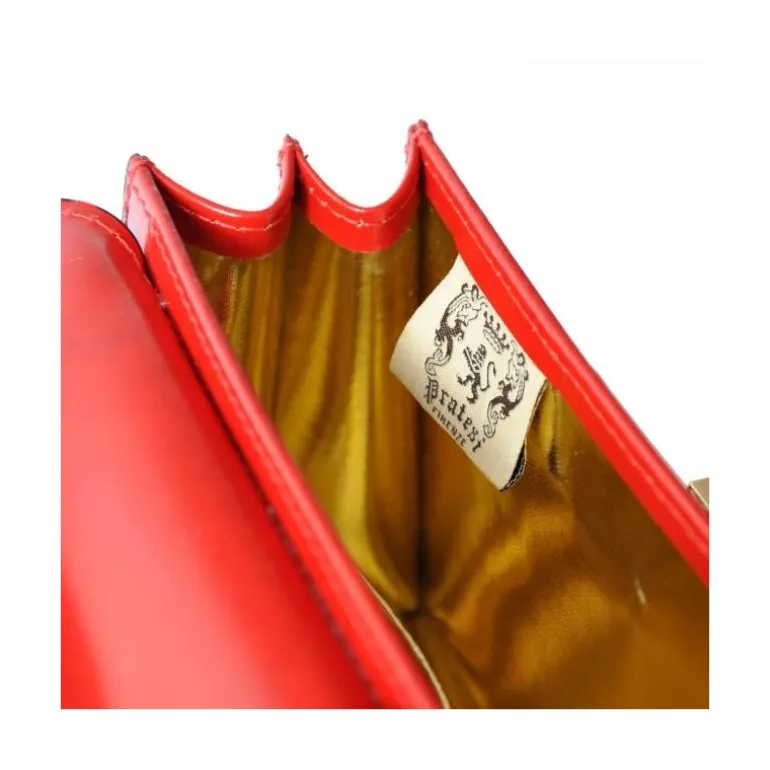 Mała elegancka torebka skórzana na rączce "Lucignano" R280/20