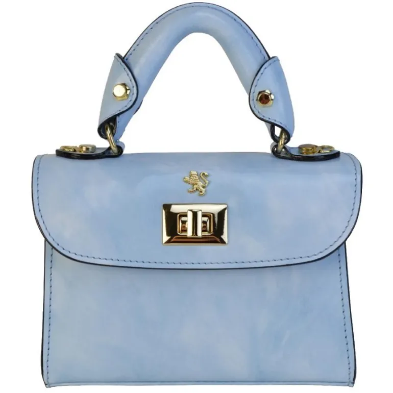 Mała elegancka torebka skórzana na rączce "Lucignano" R280/20