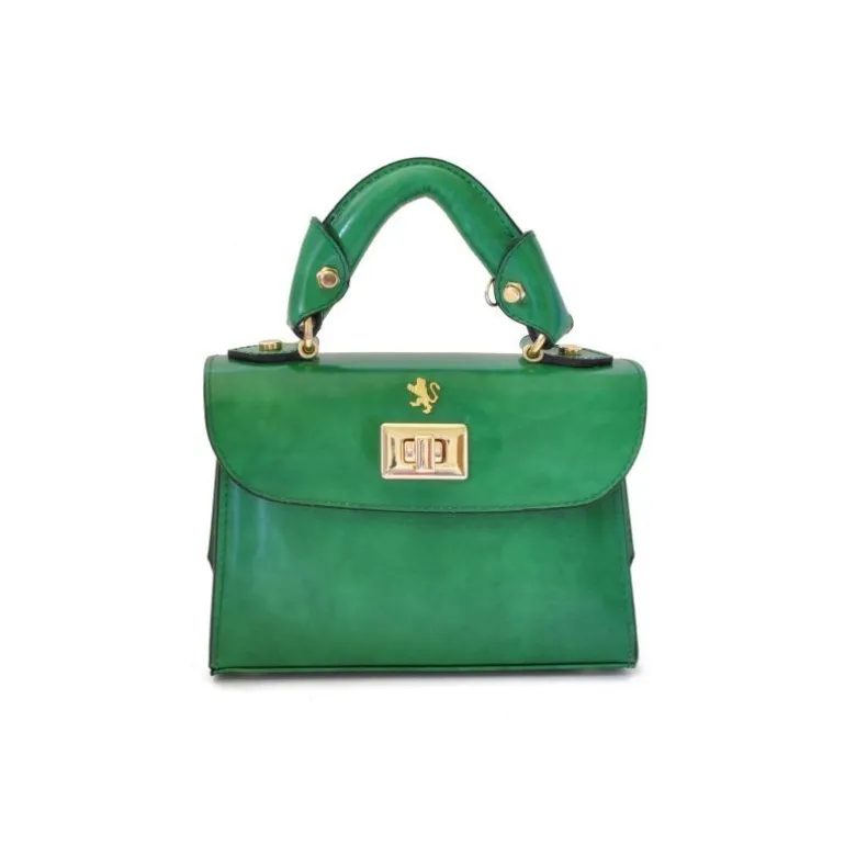 Mała elegancka torebka skórzana na rączce "Lucignano" R280/20