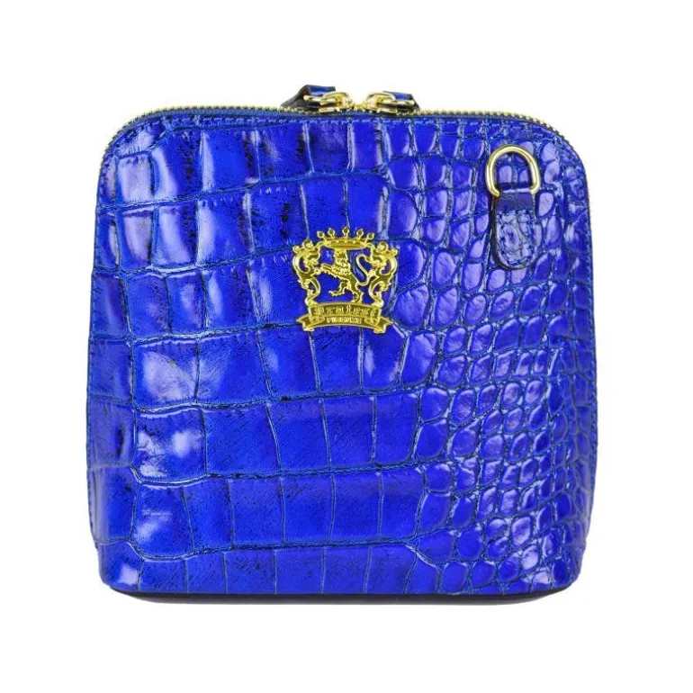 Mała listonoszka damska skórzana z wzorem. "Volterra" K467