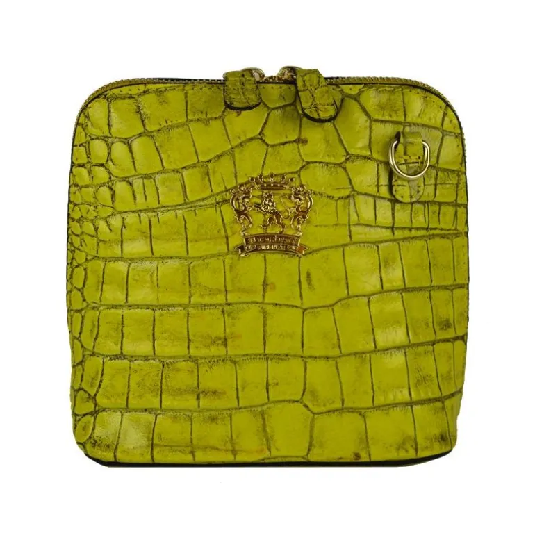 Mała listonoszka damska skórzana z wzorem. "Volterra" K467