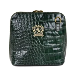 Mała listonoszka damska skórzana z wzorem. "Volterra" K467