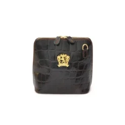 Mała listonoszka damska skórzana z wzorem. "Volterra" K467