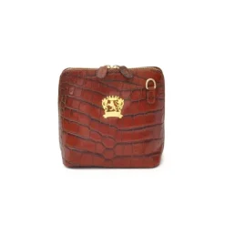 Mała listonoszka damska skórzana z wzorem. "Volterra" K467