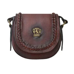 Mała listonoszka skórzana damska z klapą "Torri"