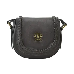 Mała listonoszka skórzana damska z klapą "Torri"