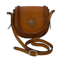 Mała listonoszka skórzana damska z klapą "Torri"