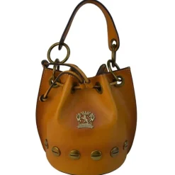 Mała skórzana listonoszka z ćwiekami CH