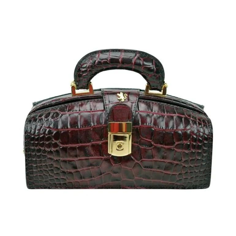 Mała torebka skórzana z tłoczonym wzorem "Lady Brunelleschi" K120/N