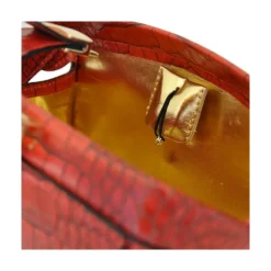 Mała torebka skórzana z tłoczonym wzorem "Lady Brunelleschi" K120/N