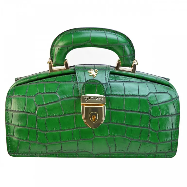 Mała torebka skórzana z tłoczonym wzorem "Lady Brunelleschi" K120/N