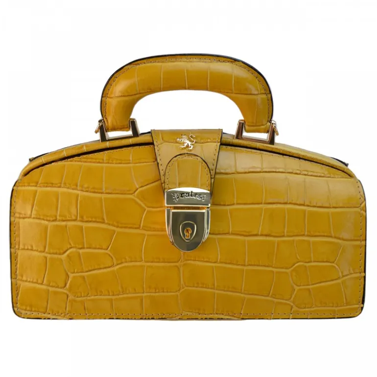 Mała torebka skórzana z tłoczonym wzorem "Lady Brunelleschi" K120/N