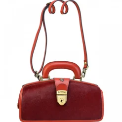 Mała torebka ze skóry ze zwierzęcymi wstawkami z przodu i z tyłu. "Lady Brunelleschi" C120N