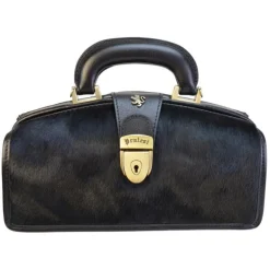 Mała torebka ze skóry ze zwierzęcymi wstawkami z przodu i z tyłu. "Lady Brunelleschi" C120N