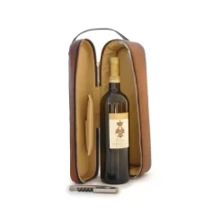 Opakowanie na wino ze skóry "Bacco" B