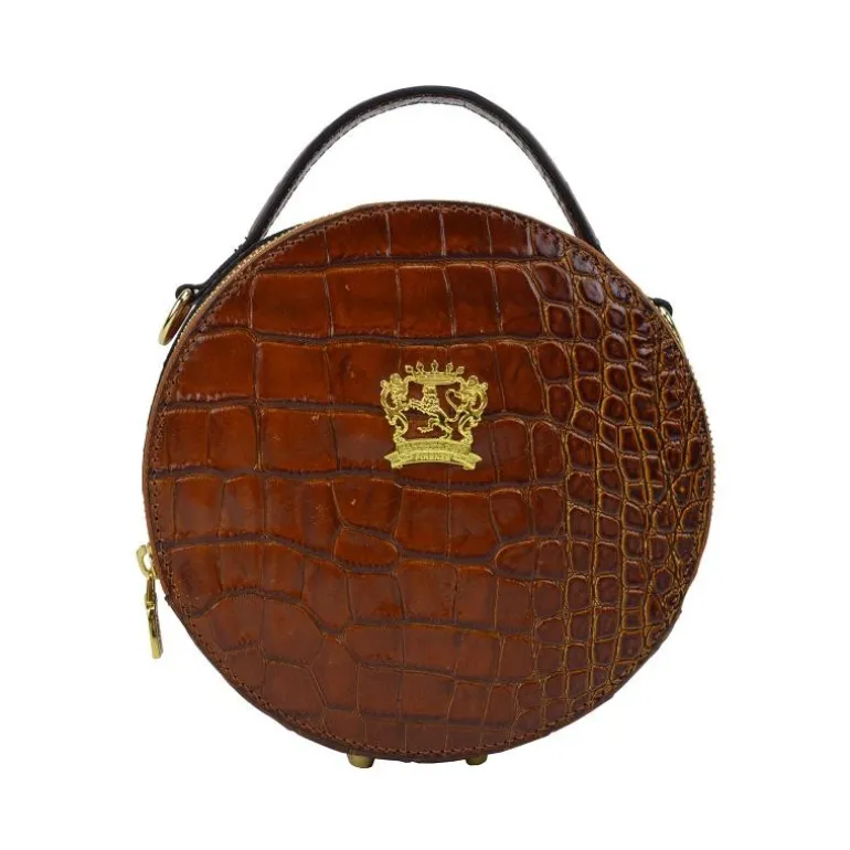 Owalna mała torebka skórzana damska "Troghi" K