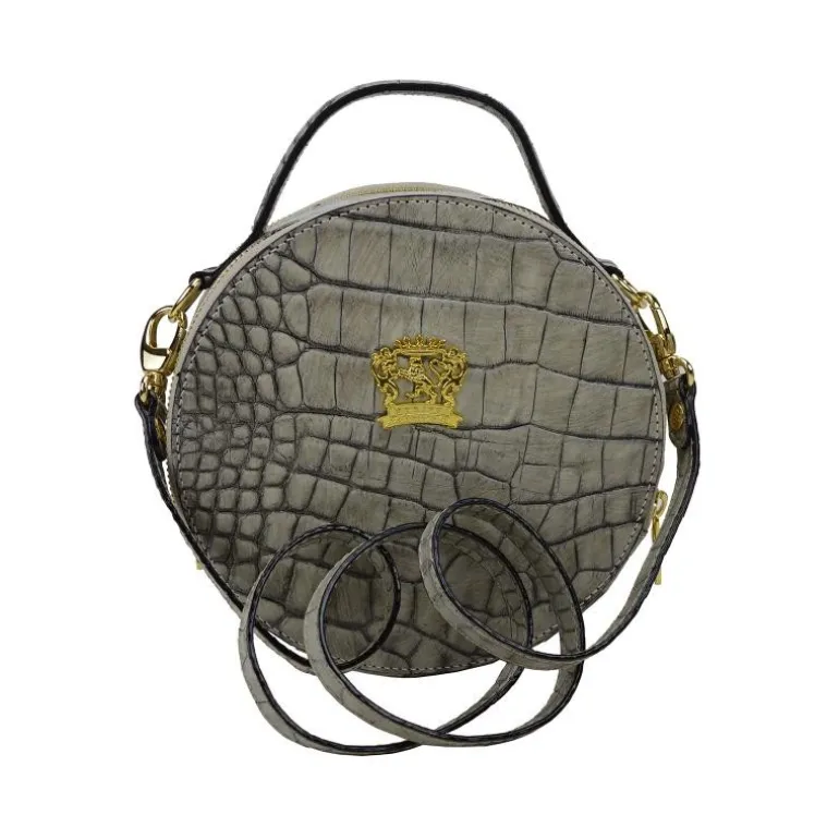 Owalna mała torebka skórzana damska "Troghi" K