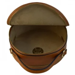 Owalna mała torebka skórzana damska Summer