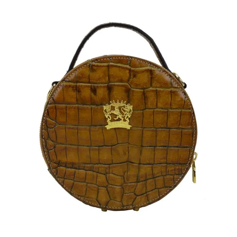 Owalna mała torebka skórzana damska "Troghi" K