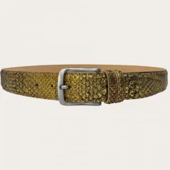 Pasek z prawdziwej skóry pytona Back Cut. ORO2