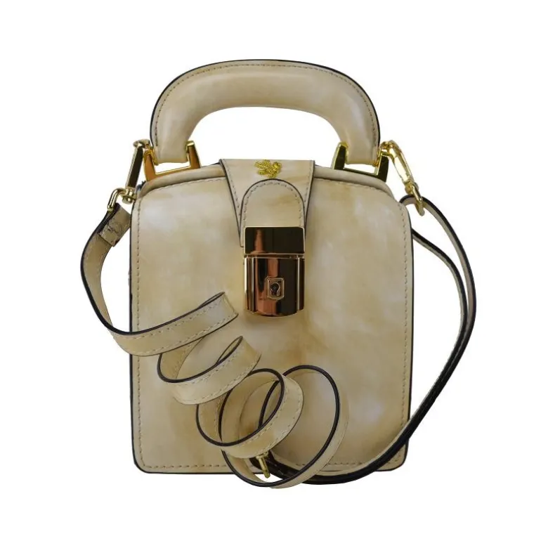 Piękna skórzana Listonoszka Damska "Miss Brunelleschi" R120/27/L