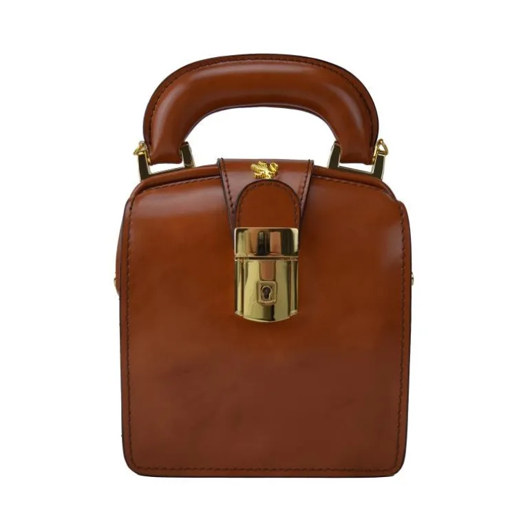 Piękna skórzana Listonoszka Damska "Miss Brunelleschi" R120/27/L