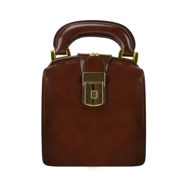 Piękna skórzana Listonoszka Damska "Miss Brunelleschi" R120/27/L