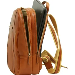 Piękny plecak skórzany na komputer 13" Nowy Sącz Koniak