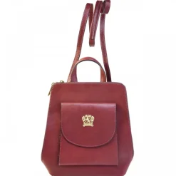 Plecak-torbebka z prawdziwej włoskiej skóry