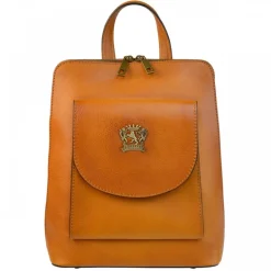 Plecak-torbebka z prawdziwej włoskiej skóry