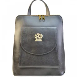 Plecak-torbebka z prawdziwej włoskiej skóry