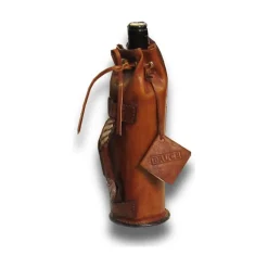 Pojemnik na wino ze skóry